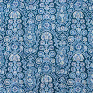 Saraya Print Indigo by Brunschwig & Fils Designer Fabric