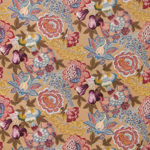 Karabali Print Wheat by Brunschwig & Fils Designer Fabric