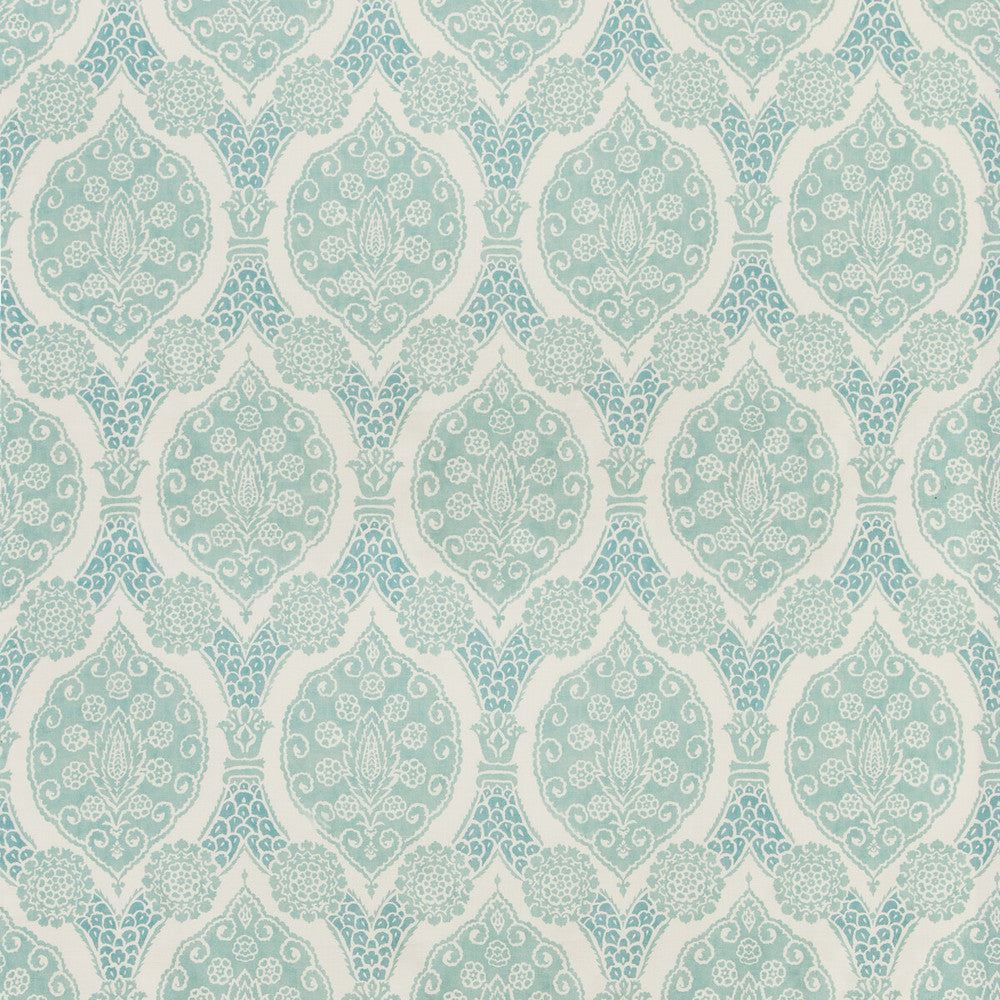 Sufera Print Aqua by Brunschwig & Fils Fabric Brunschwig & Fils Fabric Sufera Print AquaFabric GRAND BAZAAR FLAX - 100% Italy </p><p>Repeat: H: 13.39, V: 28.74 53.94 - Fabric Carolina -