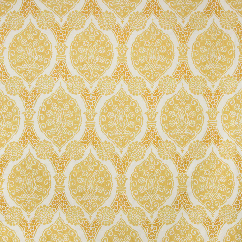 Sufera Print Canary by Brunschwig & Fils Fabric Brunschwig & Fils Fabric Sufera Print CanaryFabric GRAND BAZAAR FLAX - 100% Italy </p><p>Repeat: H: 13.39, V: 28.74 53.94 - Fabric Carolina -