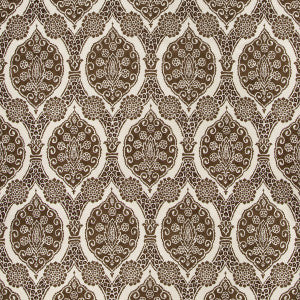Sufera Print Chocolate by Brunschwig & Fils Designer Fabric