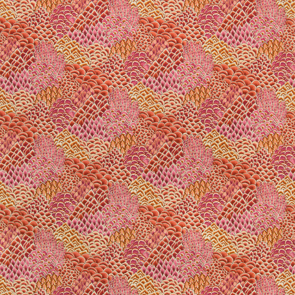 Katibi Print Pink by Brunschwig & Fils Fabric Brunschwig & Fils Fabric Katibi Print PinkFabric GRAND BAZAAR COTTON - 100% Italy </p><p>Repeat: H: 26.77, V: 17.83 53.94 - Fabric Carolina -