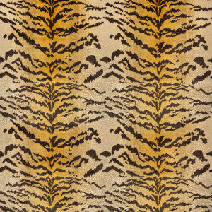 Le Tigre Velvet Cognac by Brunschwig & Fils Designer Fabric