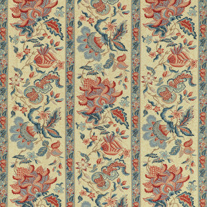 Montflours Print Red by Brunschwig & Fils Designer Fabric