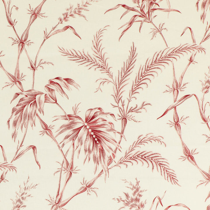 Lauziere Print Red by Brunschwig & Fils Fabric Brunschwig & Fils Fabric Lauziere Print RedFabric LOUVERNE COTTON - 100% France </p><p>Repeat: H: 39.75, V: 22.75 60.83 - Fabric Carolina -