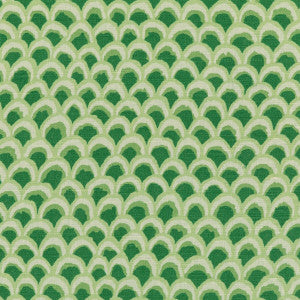 Pave Ii Print Green by Brunschwig & Fils Designer Fabric