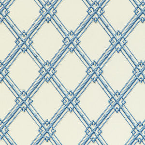 Le Bambou Print Blue by Brunschwig & Fils Designer Fabric