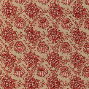Brassac Print Red by Brunschwig & Fils Designer Fabric