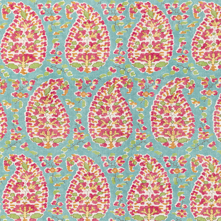 Rougier Print Aqua by Brunschwig & Fils Fabric Brunschwig & Fils Fabric Rougier Print AquaFabric EN VACANCES II POLYESTER - 100% United Kingdom </p><p>Repeat: H: 7.72, V: 9.31 54 - Fabric Carolina -