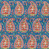 Rougier Print Blue/Red by Brunschwig & Fils Designer Fabric