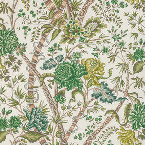 Luberon Print Green/Leaf by Brunschwig & Fils Designer Fabric