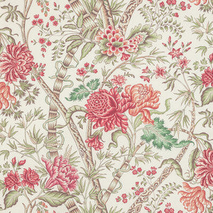 Luberon Print Berry/Leaf by Brunschwig & Fils Designer Fabric