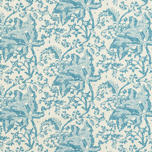 Weymouth Print Aqua by Brunschwig & Fils Designer Fabric