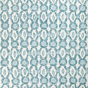 Galon Print Aqua by Brunschwig & Fils Designer Fabric