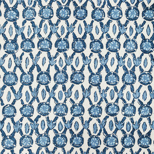 Galon Print Blue by Brunschwig & Fils Designer Fabric