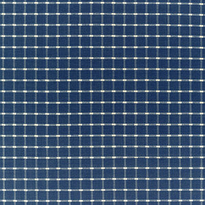 Lison Check Navy by Brunschwig & Fils Designer Fabric