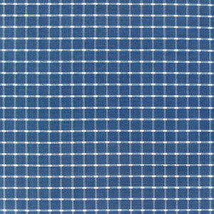 Lison Check Blue by Brunschwig & Fils Designer Fabric