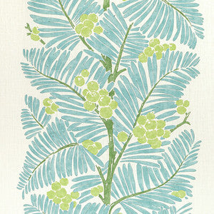 Palmar Print Lake by Brunschwig & Fils Designer Fabric