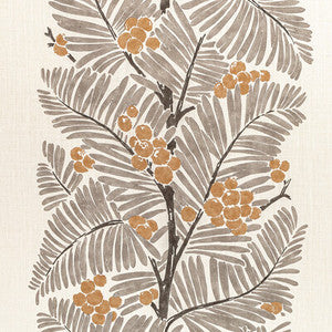 Palmar Print Stone by Brunschwig & Fils Designer Fabric