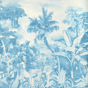 Nouvelle Print Blue by Brunschwig & Fils Designer Fabric