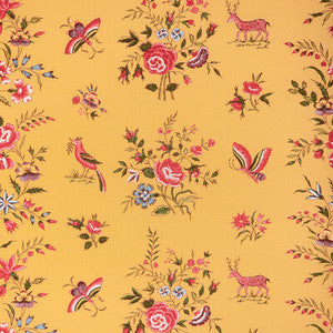 Aurel Print Gold/Red 8023103.940.0 By Brunschwig & Fils Designer Fabric