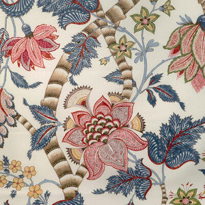 Cadenet Print Red/Blue 8023105.195.0 By Brunschwig & Fils Designer Fabric