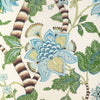 Cadenet Print Aqua/Leaf 8023105.353.0 By Brunschwig & Fils Designer Fabric