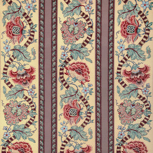 Lauris Print Beige/Teal 8023106.1635.0 By Brunschwig & Fils Designer Fabric