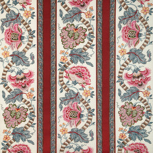 Lauris Print Red/Blue 8023106.195.0 By Brunschwig & Fils Designer Fabric