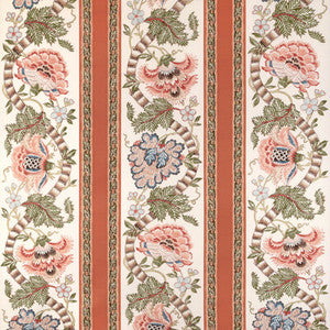 Lauris Print Apricot/Sage 8023106.312.0 By Brunschwig & Fils Designer Fabric