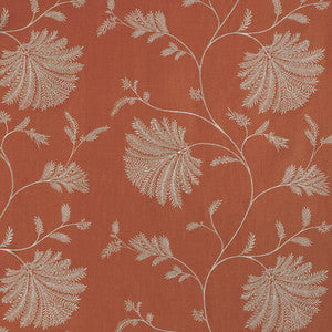 Maelle Emb Terracotta 8023116.12.0 By Brunschwig & Fils Designer Fabric