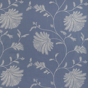 Maelle Emb Blue 8023116.5.0 By Brunschwig & Fils Designer Fabric