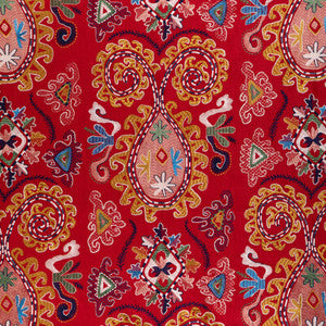Lavali Emb Red/Gold 8023117.194.0 By Brunschwig & Fils Designer Fabric