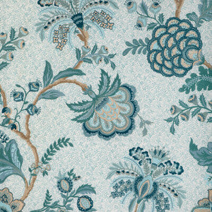 Anduze Emb Teal/Sky 8023118.535.0 By Brunschwig & Fils Designer Fabric