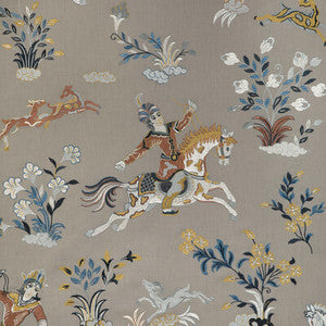 Nayan Emb Stone/Blue 8023120.511.0 By Brunschwig & Fils Designer Fabric