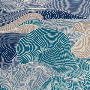 Tourbillon Print Lapis 8023136.355.0 By Brunschwig & Fils Designer Fabric