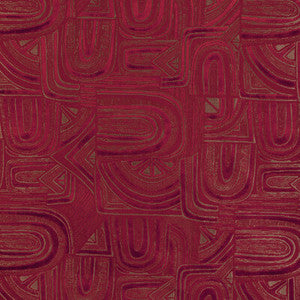 Timbre Velvet Garnet 8023139.19.0 By Brunschwig & Fils Designer Fabric