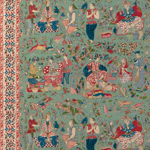 Shalimar Print Jade/Rose 8024100.319.0 By Brunschwig & Fils Designer Fabric