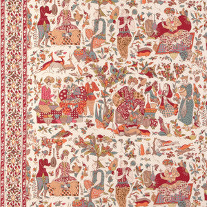 Shalimar Print Berry/Sand 8024100.716.0 By Brunschwig & Fils Designer Fabric