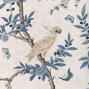 Kanchou Print Azure 8024106.51.0 By Brunschwig & Fils Designer Fabric