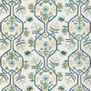 Le Jasmin Print Marine 8024110.353.0 By Brunschwig & Fils Designer Fabric