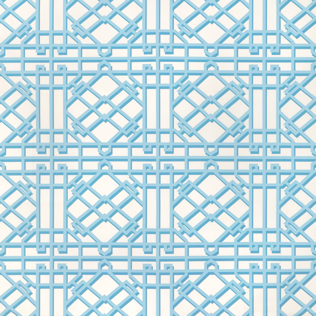 Pavilion Trellis - Aqua 8024122.113.0 by Brunschwig & Fils Designer Fabric
