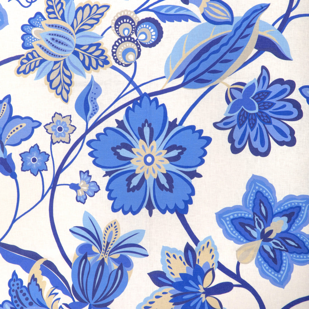 Botanique Print - Blue 8024123.55.0 by Brunschwig & Fils Designer Fabric