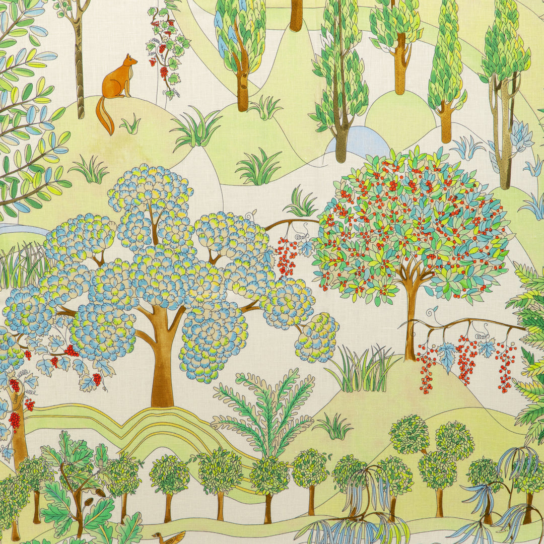 Folklore Print - Meadow 8024124.315.0 by Brunschwig & Fils Designer Fabric