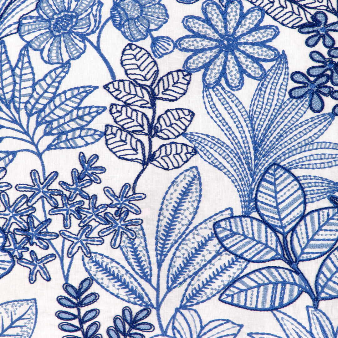 Woodruff Emb - Blue 8024131.550.0 by Brunschwig & Fils Designer Fabric