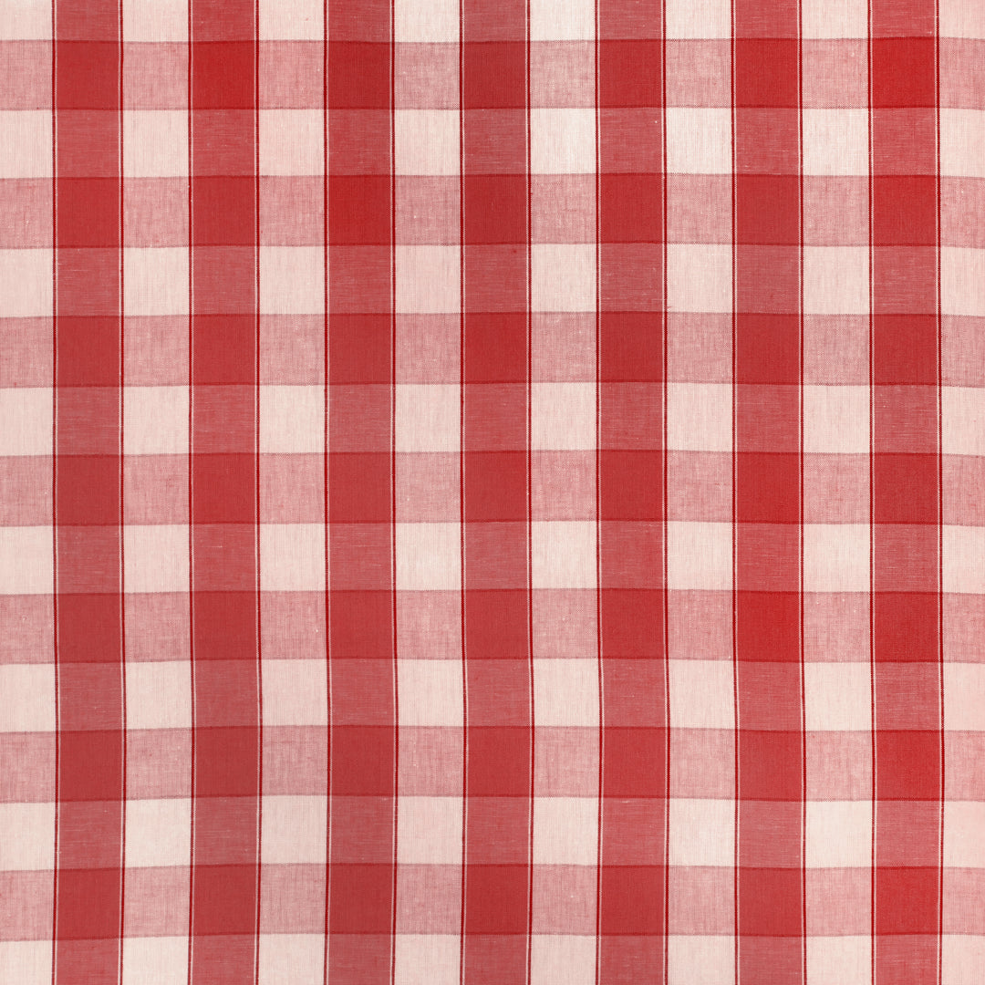 Clemens Check - Red 8024138.19.0 by Brunschwig & Fils Designer Fabric