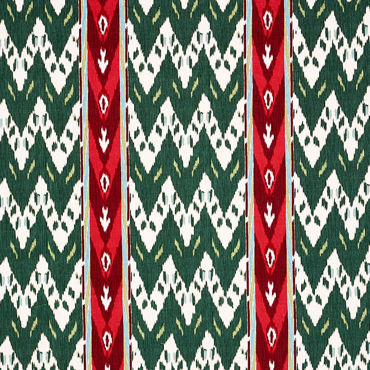 Samar Ikat Velvet Green 80241 by Schumacher Fabric Schumacher Fabric Samar Ikat Velvet Green 80241Fabric COTTON 90% THAILAND </p><p>Repeat: H: HORZ. 13 1/2" (34CM), V: VERT. 6 5/8" (17CM) 55.5 - Fabric Carolina -