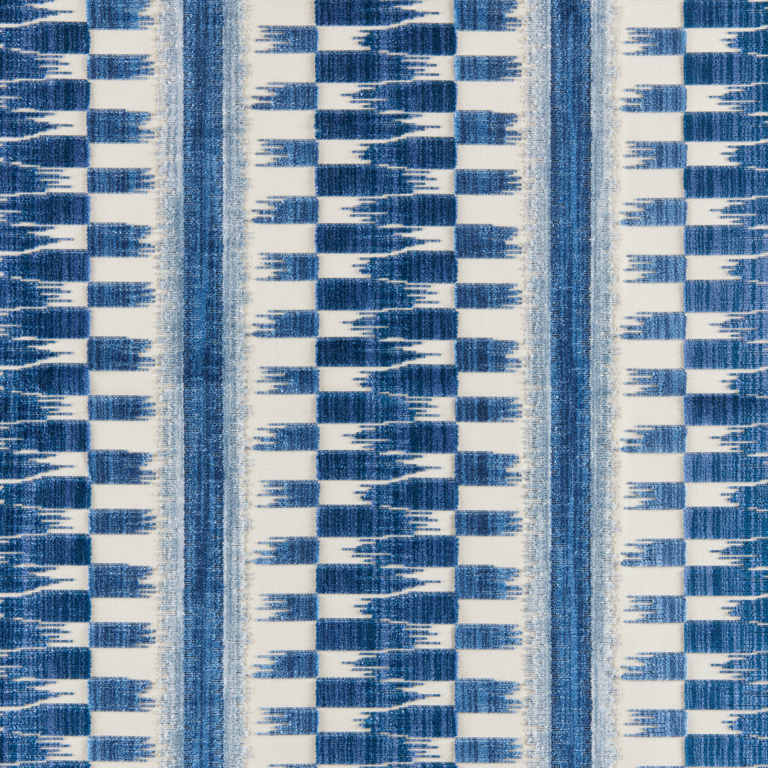 Flamme Velvet - Blue 8025102.55.0 by Brunschwig & Fils Designer Fabric