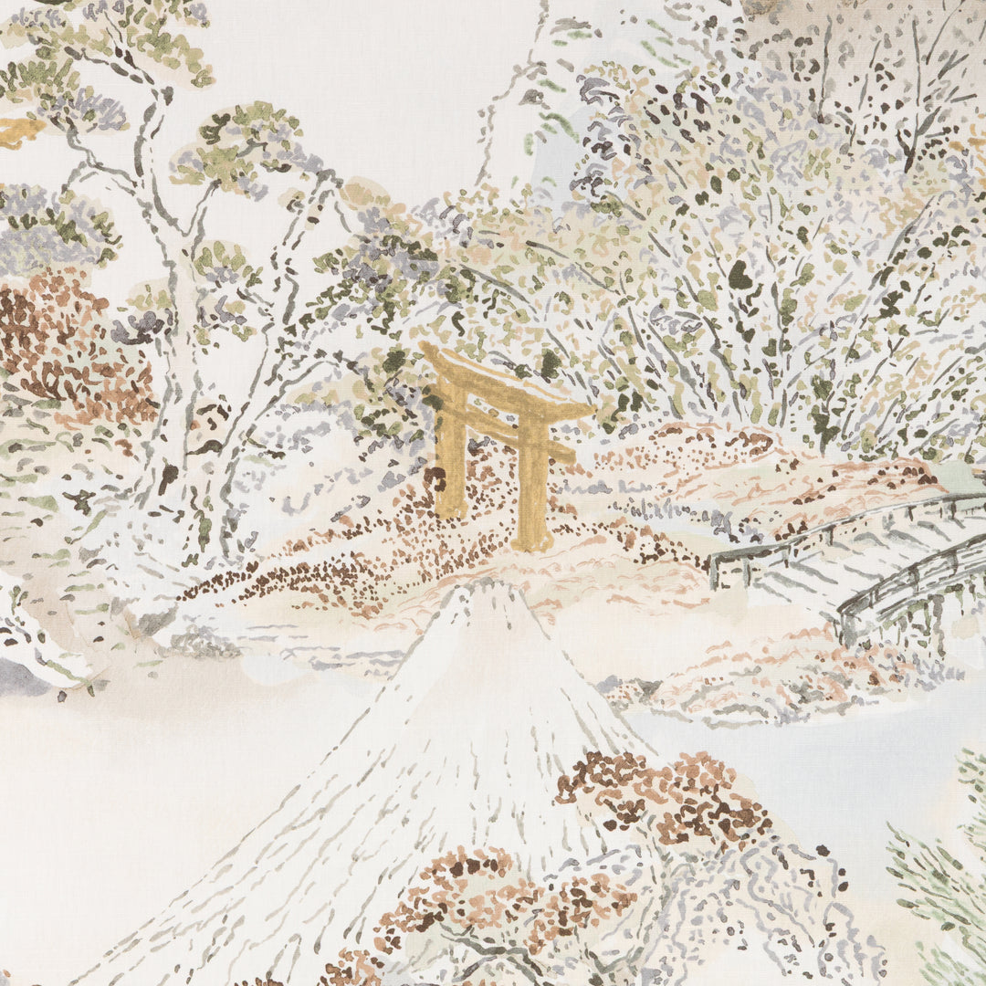 Meiji Print - Natural 8025117.1611.0 by Brunschwig & Fils Designer Fabric