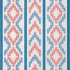 Sarlat Warp Print - Red/Blue 8025135.195.0 by Brunschwig & Fils Designer Fabric